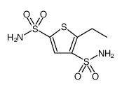 5-ETHYLTHIOPHENE-2,4-DISULFONAMIDE结构式