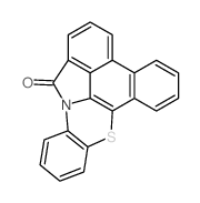 benzo[c]isoindolo[2,1,7-mna]phenothiazin-14-one Structure