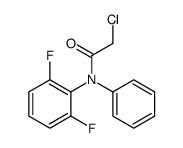 2-chloro-N-(2,6-difluorophenyl)-N-phenylacetamide结构式