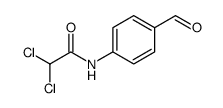 2,2-DICHLORO-N-(4-FORMYLPHENYL)ACETAMIDE Structure