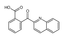 2-(quinoline-2-carbonyl)benzoic acid结构式