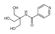 4-Pyridinecarboxamide, N-[2-hydroxy-1,1-bis(hydroxymethyl)ethyl] Structure