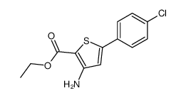 ETHYL 3-AMINO-5-(4-CHLOROPHENYL)THIOPHE& structure