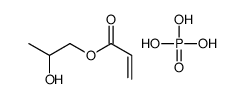 2-hydroxypropyl prop-2-enoate,phosphoric acid Structure