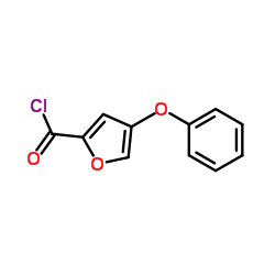 4-Phenoxy-2-furoyl chloride结构式