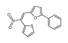 2-(2-nitro-2-thiophen-2-ylethenyl)-5-phenylfuran结构式