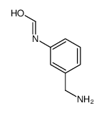 N-[3-(aminomethyl)phenyl]formamide结构式
