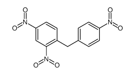 2,4-dinitro-1-[(4-nitrophenyl)methyl]benzene Structure