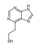 2-(7H-purin-6-yl)ethanethiol结构式