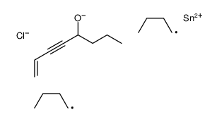 dibutyl-chloro-oct-7-en-5-yn-4-yloxystannane结构式