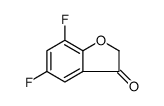 3(2H)-Benzofuranone, 5,7-difluoro结构式