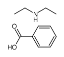 benzoic acid, compound with diethylamine (1:1)结构式