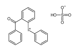 (2-benzoylphenyl)-phenyliodanium,hydrogen sulfate Structure