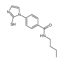 N-butyl-4-(2-sulfanylidene-1H-imidazol-3-yl)benzamide结构式