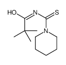2,2-dimethyl-N-(piperidine-1-carbothioyl)propanamide Structure