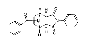 exo-10-benzoyl-4-phenyl-4,10-diazatricyclo(5.2.1.02,6)dec-8-ene-3,5-dione结构式