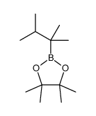 2-(2,3-dimethylbutan-2-yl)-4,4,5,5-tetramethyl-1,3,2-dioxaborolane Structure