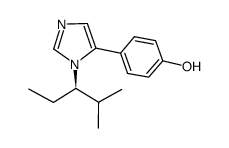 (R)-(-)-4-(1-(2-methylpentan-3-yl)-1H-imidazol-5-yl)phenol Structure