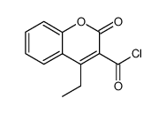 4-ethyl-2-oxo-2H-chromene-3-carbonyl chloride Structure