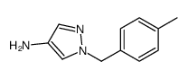 1-[(4-methylphenyl)methyl]pyrazol-4-amine Structure