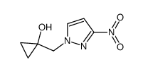 1-(3-nitro-pyrazol-1-ylmethyl)-cyclopropanol Structure