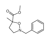 methyl 2-benzyl-5-methyl-1,2-oxazolidine-5-carboxylate结构式