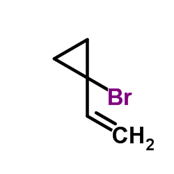 Cyclopropane, 1-bromo-1-ethenyl- (9CI) structure