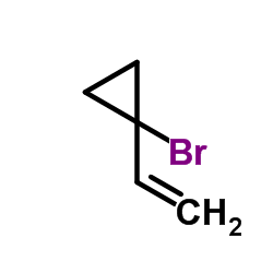 Cyclopropane, 1-bromo-1-ethenyl- (9CI) Structure