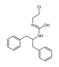 1-(2-Chloroethyl)-3-(1,3-diphenyl-2-propyl)urea structure