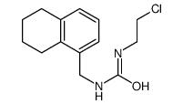 1-(2-chloroethyl)-3-(5,6,7,8-tetrahydronaphthalen-1-ylmethyl)urea Structure