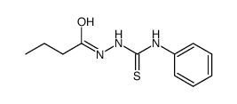 1-butyroyl-4-phenyl-3-thiosemicarbazide Structure