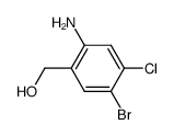 (2-amino-5-bromo-4-chlorophenyl)methanol Structure