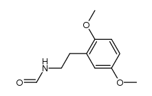 N-[2-(2,5-Dimethoxyphenyl)ethyl]formamide结构式