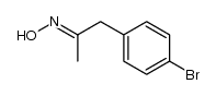 (E)-1-(4-bromophenyl)-2-propanone oxime Structure