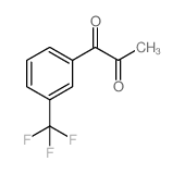 1-(3-(TRIFLUOROMETHYL)PHENYL)PROPANE-1,2-DIONE structure