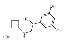 5-[2-(cyclobutylamino)-1-hydroxyethyl]benzene-1,3-diol,hydrobromide结构式