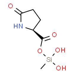 L-Proline, 5-oxo-, dihydroxymethylsilyl ester picture