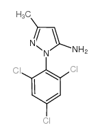 5-甲基-2-(2,4,6-三氟苯基)-2H-吡唑-3-胺结构式