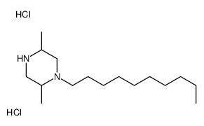 1-decyl-2,5-dimethylpiperazine,dihydrochloride结构式