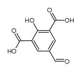 5-formyl-2-hydroxy-isophthalic acid Structure