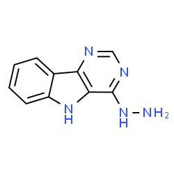 4-Hydrazino-5H-pyrimido[5,4-b]indole Structure