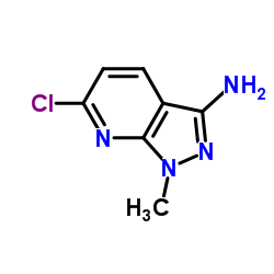 6-Chloro-1-methyl-1H-pyrazolo[3,4-b]pyridin-3-amine structure