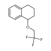 (1,2,3,4-Tetrahydro-1-naphthyl)-(2,2,2-trifluorethyl)-ether Structure