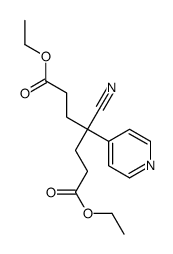 diethyl 4-cyano-4-pyridin-4-ylheptanedioate Structure