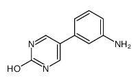 5-(3-aminophenyl)-1H-pyrimidin-2-one结构式