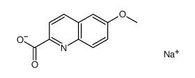 sodium 6-methoxyquinoline-2-carboxylate Structure