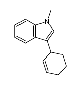3-cyclohex-2-enyl-1-methyl-1H-indole结构式