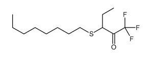 1,1,1-trifluoro-3-octylsulfanylpentan-2-one结构式