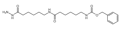 13-benzyloxycarbonylamino-8-oxo-7-azatridecanoic acid hydrazide结构式