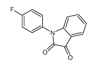 1-(4-fluorophenyl)indole-2,3-dione结构式